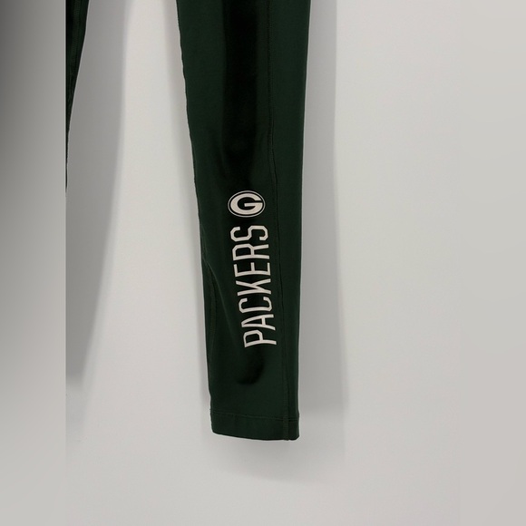 Nike Leggings NFL Team Apparel Dri-Fit Green Bay Packers Fleece Lined Womens Med - Picture 4 of 8